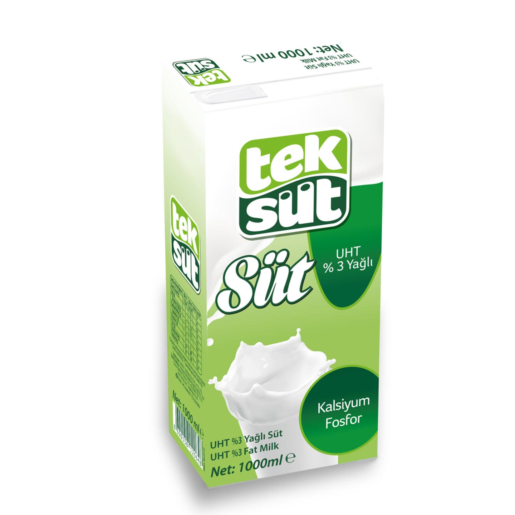 Teksüt Tam Yağlı Süt ürününün görseli