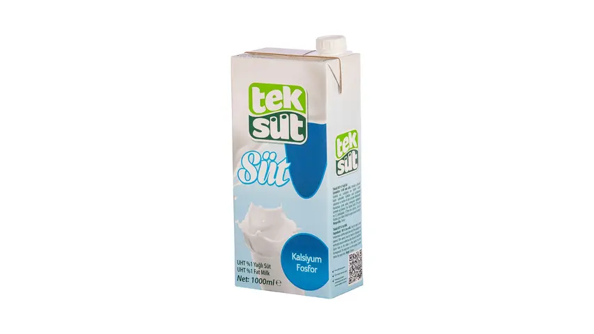 Teksüt %1 Yağlı Süt 1 lt ürününün görseli
