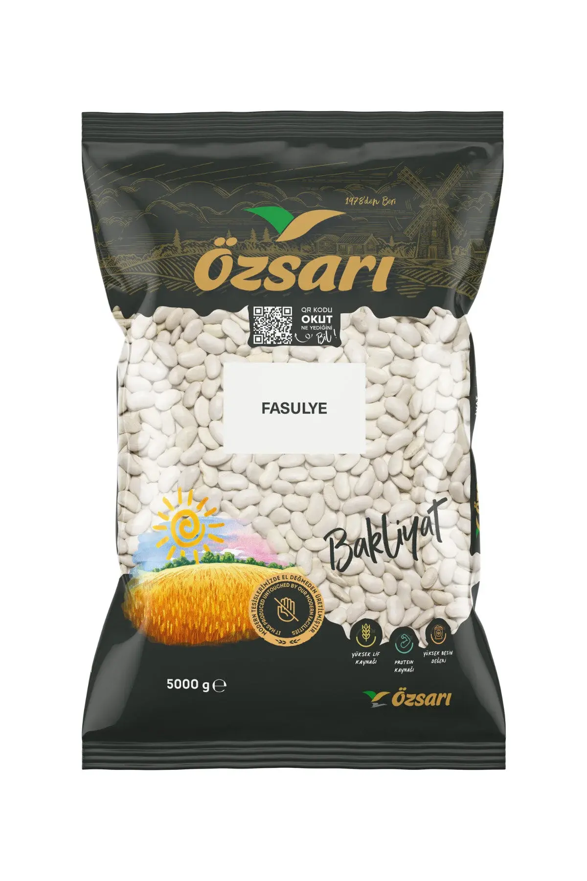 Özsarı Dermason Kuru Fasülye 8,5 mm ürününün görseli