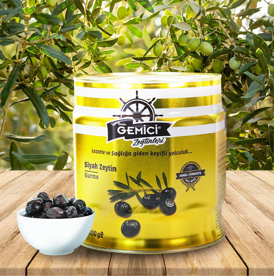 Gemici 200-230 Siyah Zeytin Jumbo ürününün görseli