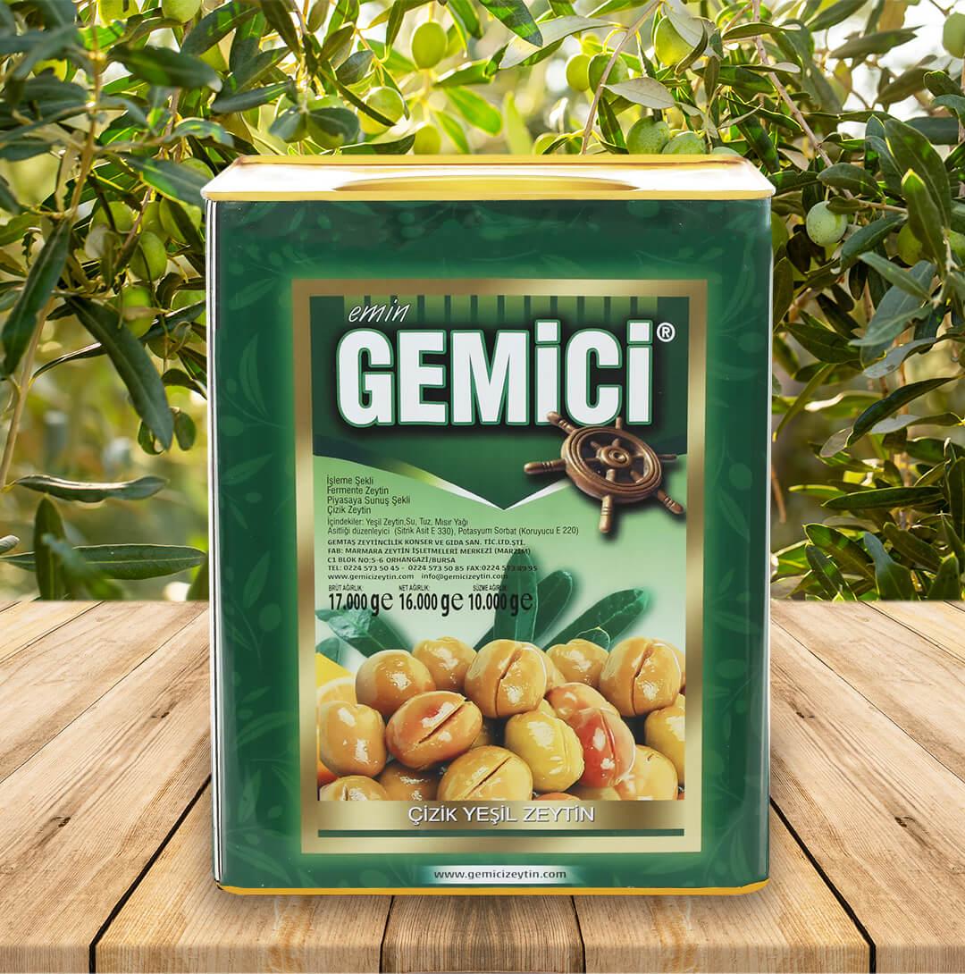 Gemici Çizik Yeşil Zeytin ürününün görseli