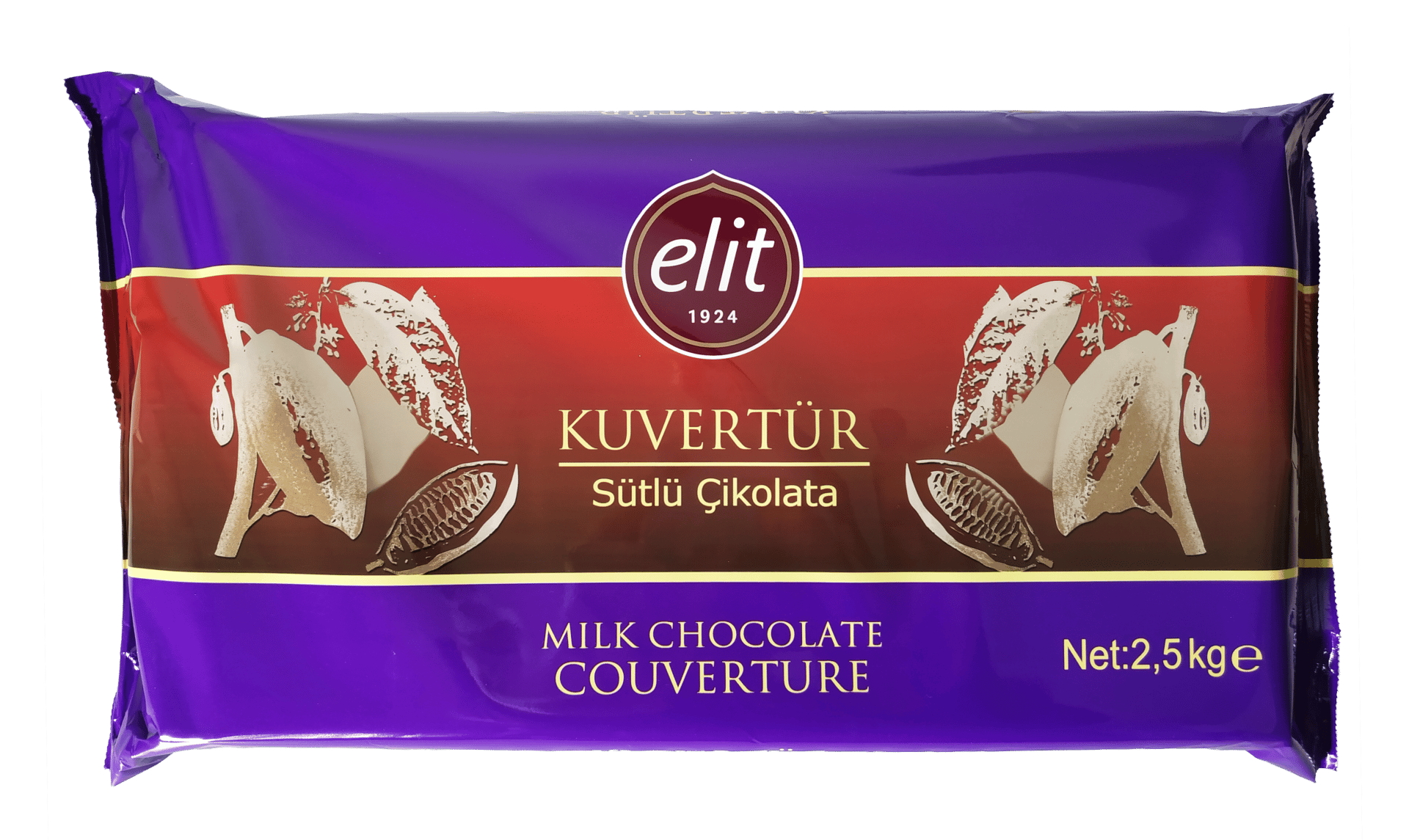 Elit Kuvertür Çikolata Sütlü ürününün görseli