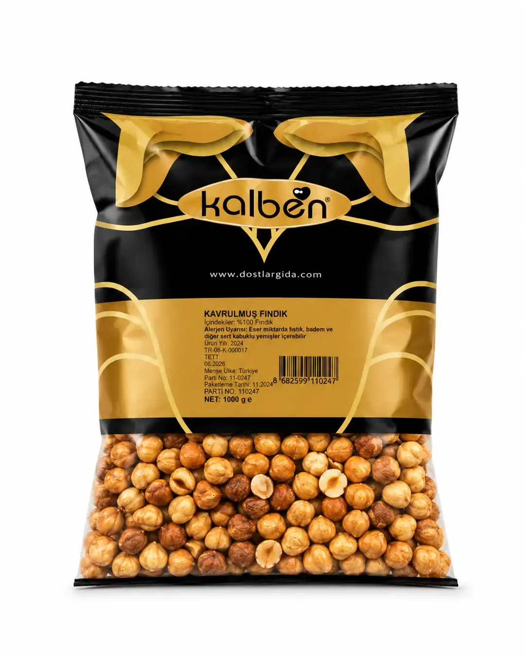 Kalben Kavrulmuş Fındık 1000 gr ürününün görseli