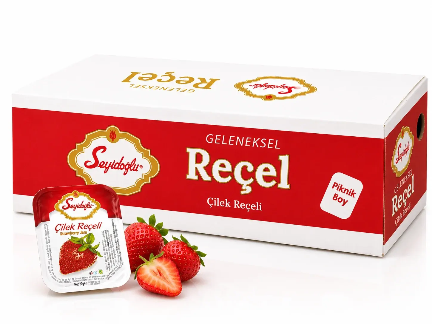 Seyidoğlu Piknik Çilek Reçeli 15 gr ürününün görseli