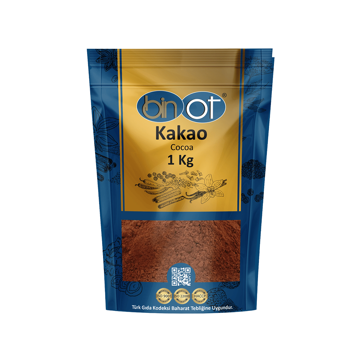 Binot Kakao Toz 1 kg ürününün görseli