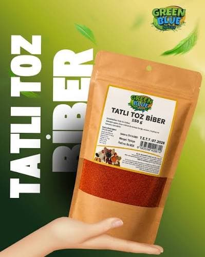 Green Blue Tatlı Toz Biber 1000 gr ürününün görseli